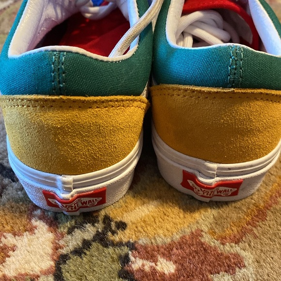 New Vans leather and canvas men’s 4.5 - Picture 5 of 8